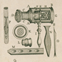 Plate depicting simple microscopes