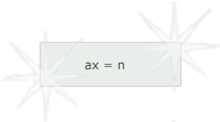 ax equals n