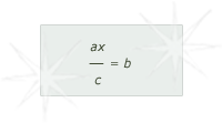 ax over c equals b