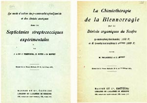 Estratti di pubblicazioni scientifiche di Bovet degli anni Trenta.