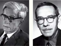 Max Delbrck e Alfred D. Hershey, Nobel per la Medicina insieme a Luria.