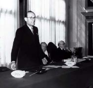 Franco Rasetti al congresso della Societ Italiana per il Progresso delle Scienze del 1937.