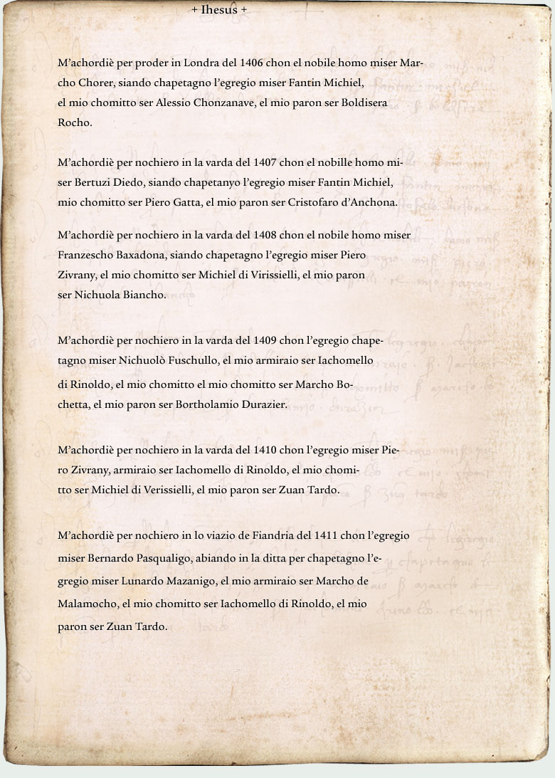 Italian Transcription